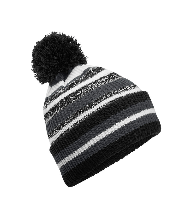 Beechfield_Multi-Sport-Fan-Beanie_B474R_black_graphite-grey_white