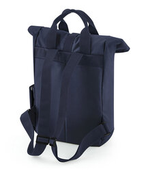 BagBase_Recycled-Mini-Twin-Handle-Roll-Top-Backpack_BG118S_navy-dusk_rear