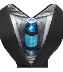 BagBase_Recycled-Twin-Handle-Cooler-Backpack_BG287_Black-internal-bottle-holder