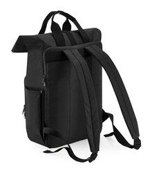 BagBase_Recycled-Twin-Handle-Roll-Top-Laptop-Backpack_BG118L_Black-rear