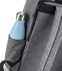 BagBase_Recycled-Twin-Handle-Roll-Top-Laptop-Backpack_BG118L_grey-marl_bottle-pocket