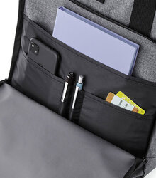 BagBase_Recycled-Twin-Handle-Roll-Top-Laptop-Backpack_BG118L_grey-marl_organiser-pocket