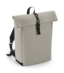 Bagbase_Matte-PU-Roll-Top-Backpack_BG335_clay