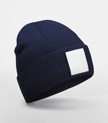 Beechfield_Applique-Patch-Beanie_B337R_oxford-navy_white