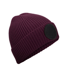 Beechfield_Circular-Fashion-Patch-Beanie_B332R_burgundy_black