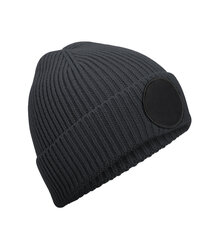 Beechfield_Circular-Fashion-Patch-Beanie_B332R_graphite-grey_black