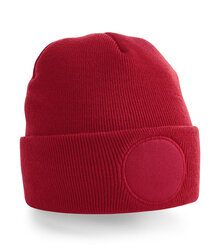 Beechfield_Circular-Patch-Beanie_B446-Classic-Red