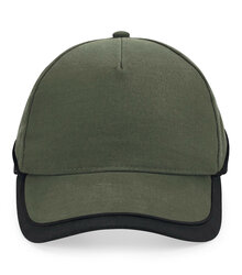 Beechfield_Teamwear-Competition-Cap_B171_olive-green_black_front-on-shot