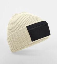 Beechfield_Zip-Patch-Beanie_B334R_sand_black