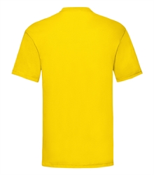 Fruit-of-the-loom-Valueweight-T-shirt-61-036-K2-yellow-back