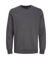 Jack-Jones-Produkt-Blanks_PKTGMS-Blank-Basic-Crew-Neck-Sweat_12263900_Asphalt_front_5715603390254_001