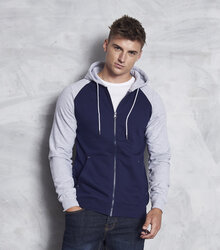 Just-Hoods_AWD_Baseball-Zoodie_JH063_Oxford_Navy_Heather_Grey_(3)