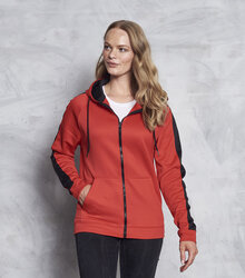 Just-Hoods_AWD_Sports-Polyester-Zoodie_JH066_Fire_Red_Jet_Black_(2)