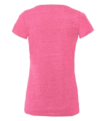 Russell-Childrens-v-neck-HD-T-166F-pink-marl-back