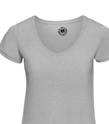 Russell-Childrens-v-neck-HD-T-166F-silver-marl-front
