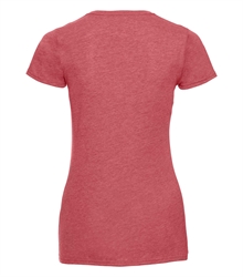 Russell-Ladies-HD-T-165F-red-marl-back