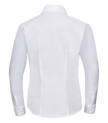 Russell-Ladies-Long-Sleeve-Classic-Oxford-Shirt-932F-white-back