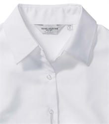 Russell-Ladies-Long-Sleeve-Classic-Oxford-Shirt-932F-white-detail