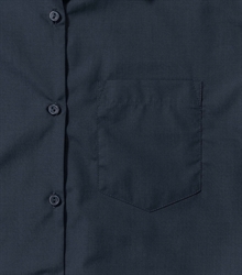 Russell-Ladies-Long-Sleeve-Classic-Polycotton-Poplin-Shirt-934F-French-navy-detail-1