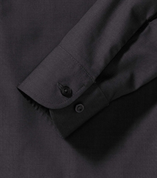 Russell-Ladies-Long-Sleeve-Classic-Polycotton-Poplin-Shirt-934F-black-detail-2