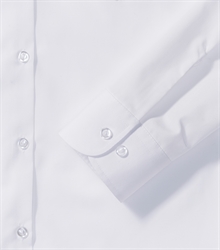 Russell-Ladies-Long-Sleeve-Classic-Polycotton-Poplin-Shirt-934F-white-detail-1