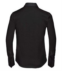 Russell-Ladies-Long-Sleeve-Tailored-Ultimate-Non-Iron-Shirt-956F-black-back