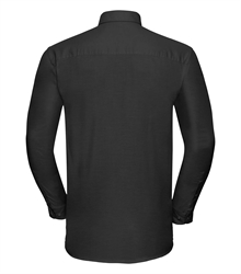 Russell-Mens-Long-Sleeve-Classic-Oxford-Shirt-932M-black-back