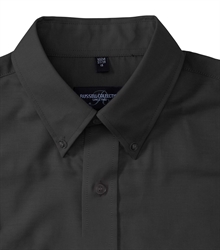 Russell-Mens-Long-Sleeve-Classic-Oxford-Shirt-932M-black-detail