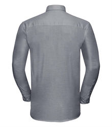 Russell-Mens-Long-Sleeve-Classic-Oxford-Shirt-932M-silver-back
