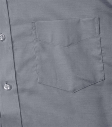 Russell-Mens-Long-Sleeve-Classic-Oxford-Shirt-932M-silver-detail-1