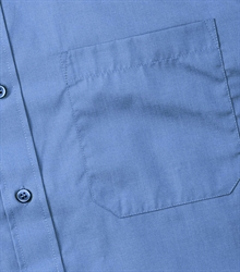 Russell-Mens-Long-Sleeve-Classic-Polycotton-Poplin-Shirt-934M-Corporate-blue-detail-1