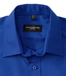 Russell-Mens-Long-Sleeve-Classic-Polycotton-Poplin-Shirt-934M-bright-royal-detail