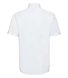 Russell-Mens-Oxford-Short-Sleeve-Classic-Oxford-Shirt-933M-white-back