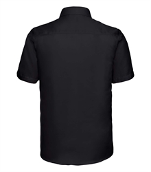 Russell-Mens-Short-Sleeve-Tailored-Ultimate-Non-Iron-Shirt-959M-black-back