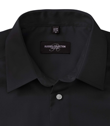 Russell-Mens-Short-Sleeve-Tailored-Ultimate-Non-Iron-Shirt-959M-black-detail