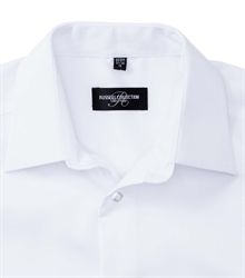 Russell-Mens-Short-Sleeve-Tailored-Ultimate-Non-Iron-Shirt-959M-white-detail