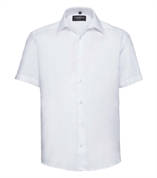 Russell-Mens-Short-Sleeve-Tailored-Ultimate-Non-Iron-Shirt-959M-white-front