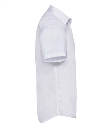 Russell-Mens-Short-Sleeve-Tailored-Ultimate-Non-Iron-Shirt-959M-white-side