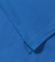 Russell-Mens-Stretch-Polo-566M-azure-blue-detail-1