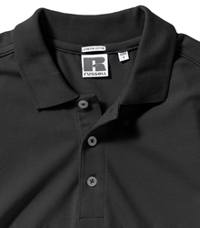 Russell-Mens-Stretch-Polo-566M-black-bueste-detail