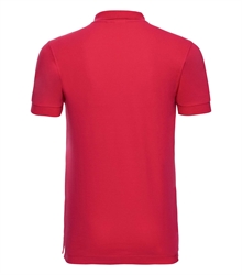 Russell-Mens-Stretch-Polo-566M-classic-red-back