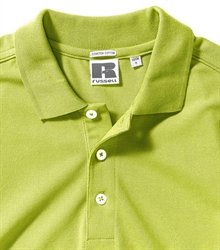 Russell-Mens-Stretch-Polo-566M-lime-bueste-detail