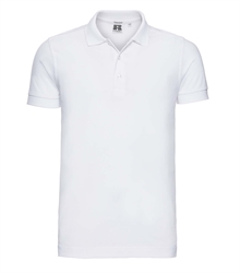 Russell-Mens-Stretch-Polo-566M-white-bueste-front