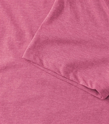 Russell-Mens-v-neck-HD-T-166M-pink-marl-detail-1