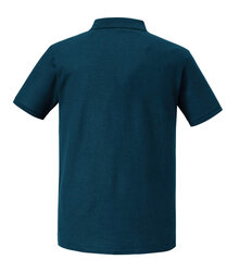Russell_Authentic-Eco-Polo_570M_0R570M0PB_Petrol-Blue_back