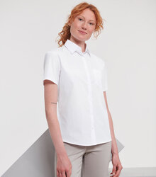Russell_Ladies-Short-Sleeve-Polycotton-Easy-Care-Poplin-S_935F_0R935F030_Model_front