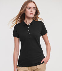 Russell_Ladies-Stretch-Polo_566F_0R566F036_Model_front